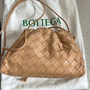 Bottega Veneta Tan Intrecciato Mini Pouch